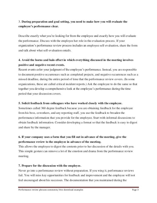 examples of performance evaluations yupar magdalene sample of performance review