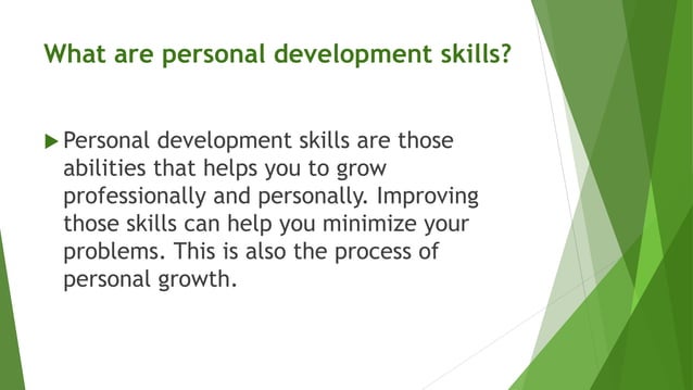 Self development and Examples of self development | PPT