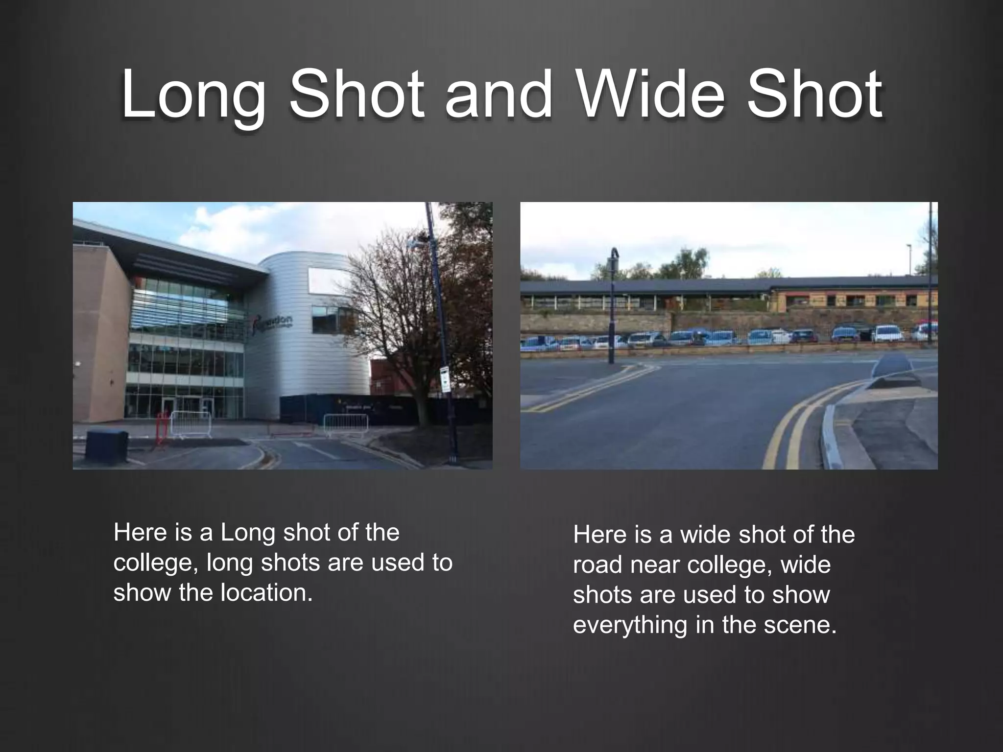 Examples of shot types PPTX Movies