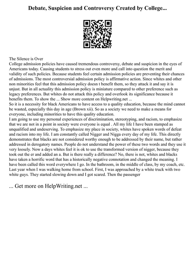 Examples Of Speech Essa | PDF