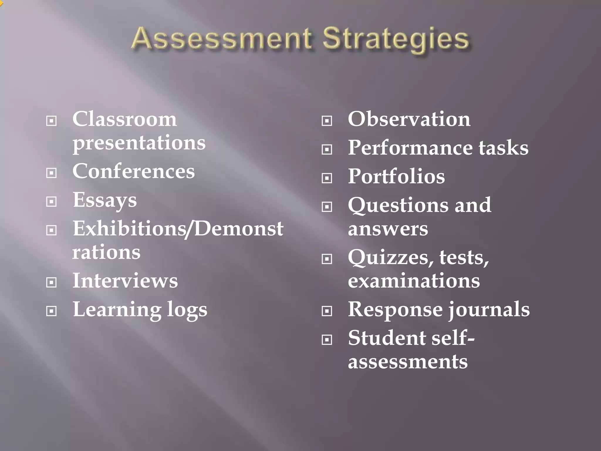 Examples of student learning outcomes | PPTX