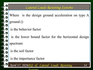Comprehensive Earthquake Load Analysis and Structural Design for Multi ...