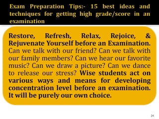 Exam preparation tips 15 best ideas and techniques for getting high gradesscore in an examination