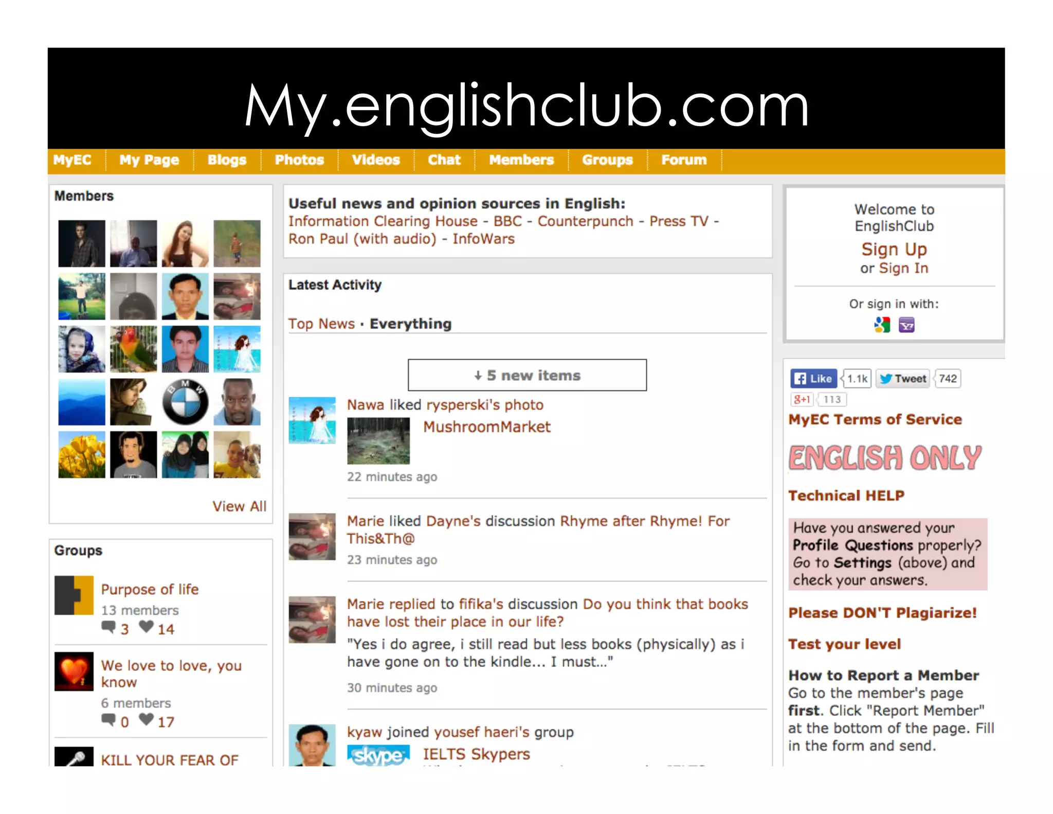 My.englishclub.com 
 