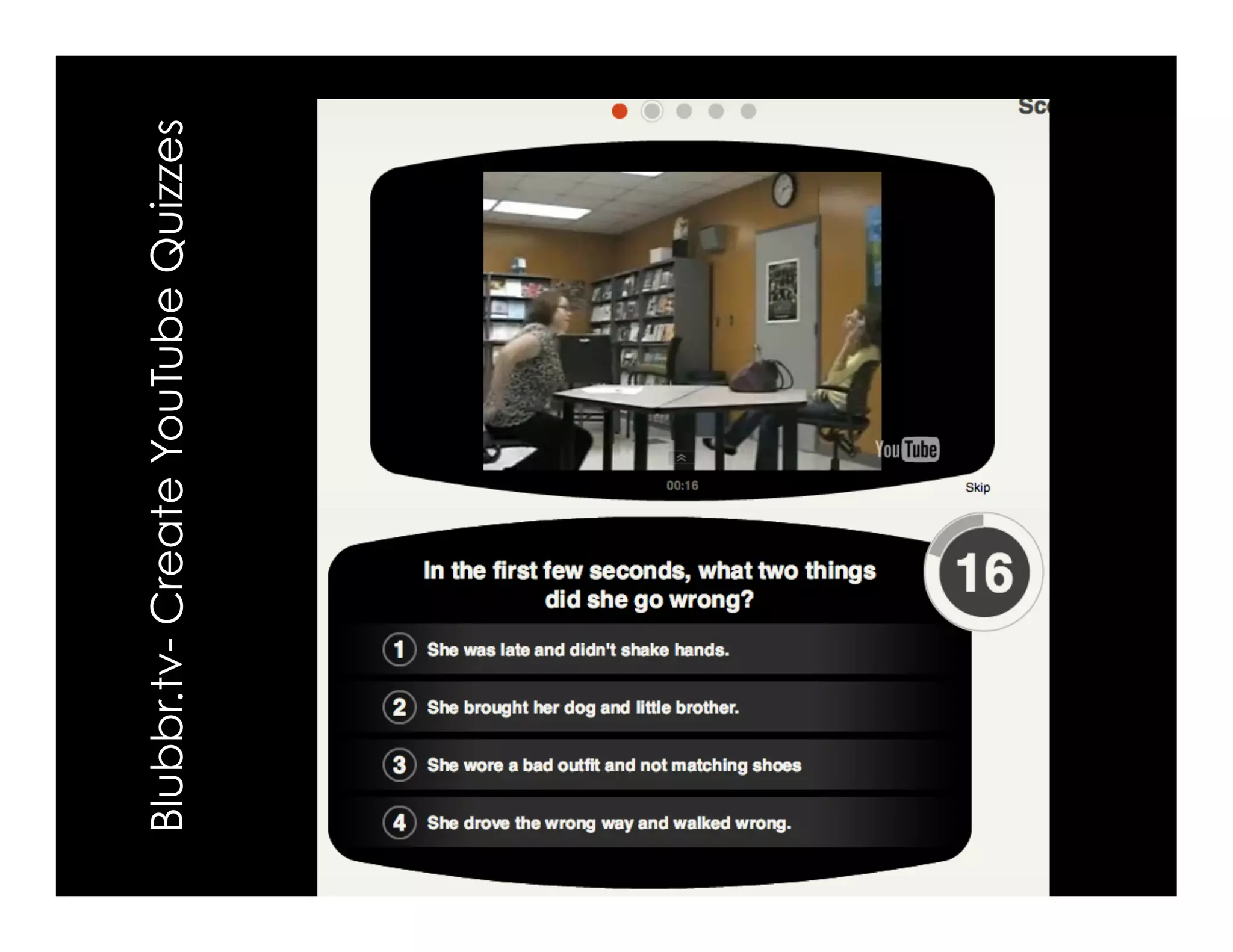 Blubbr.tv- Create YouTube Quizzes 
 