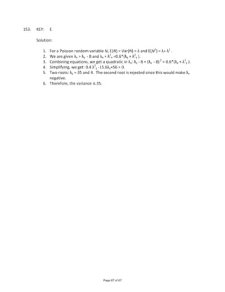 1
                                                2 2
         Alternatively the three equations can be solved to give x = 1/12, y = 1/6, z =1/4
                                  § 1 1 1· 1
         again leading to w 1  ¨   ¸
                                  © 12 6 4 ¹ 2




                                                     Page 7 of 67
 