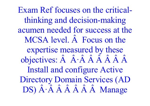 exam ref 70-742 pdf free download