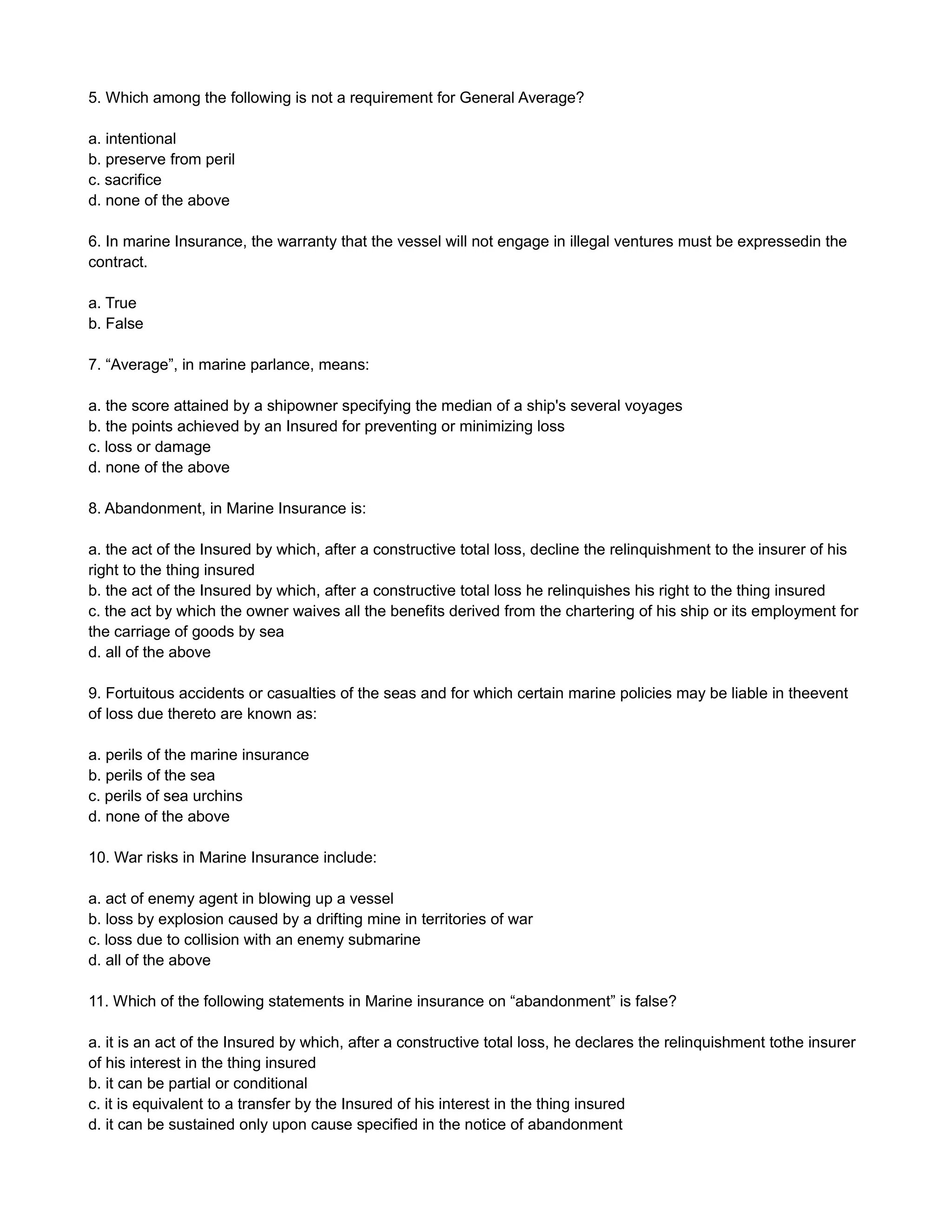 Insurance Reviewer Sample Exam Reviewer for Non Life Insurance Philippines.pdf