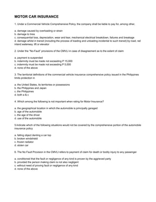 Insurance Reviewer Sample Exam Reviewer for Non Life Insurance Philippines.pdf
