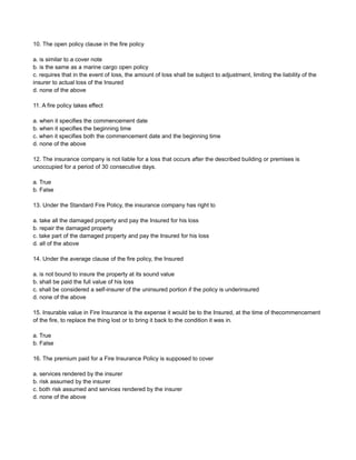 Insurance Reviewer Sample Exam Reviewer for Non Life Insurance Philippines.pdf