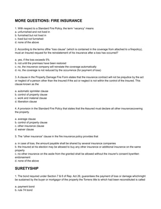 Insurance Reviewer Sample Exam Reviewer for Non Life Insurance Philippines.pdf