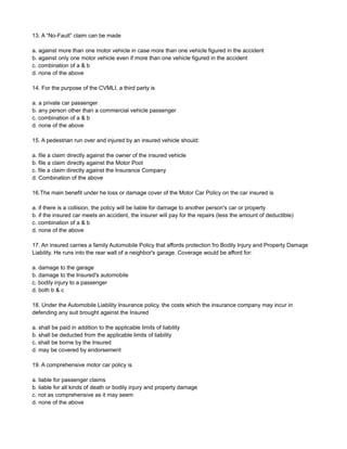 Insurance Reviewer Sample Exam Reviewer for Non Life Insurance Philippines.pdf
