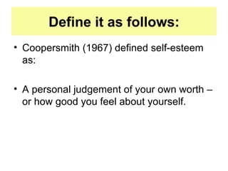 Exam Revision Self Esteem | PPT