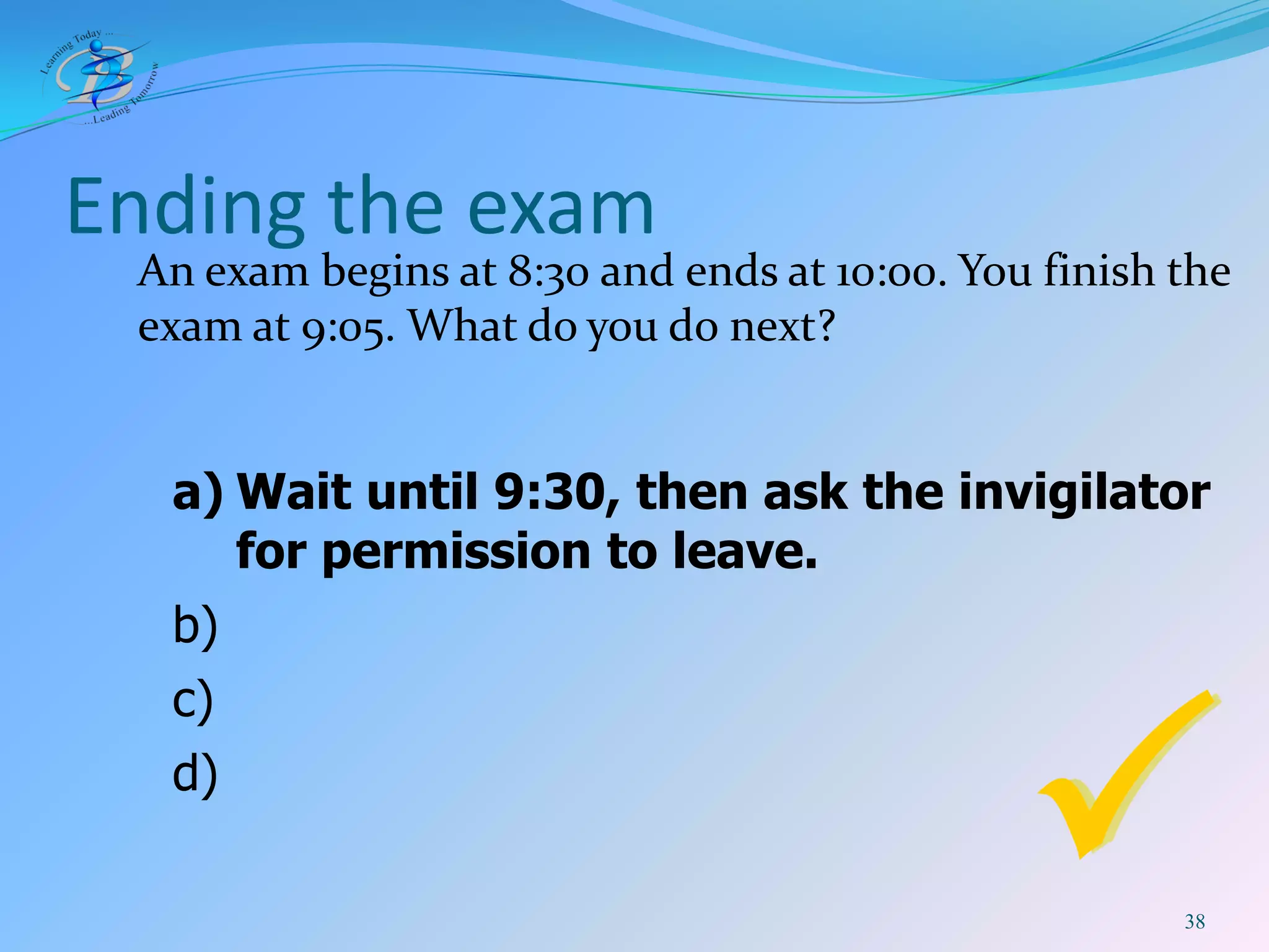 BIS IB DP Exam Rules 2009