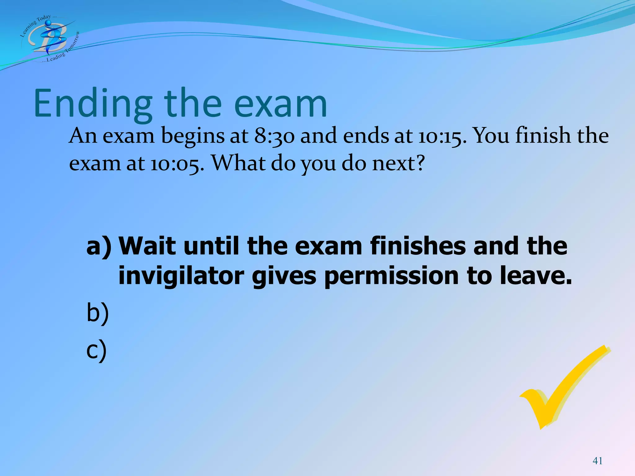 BIS IB DP Exam Rules 2009