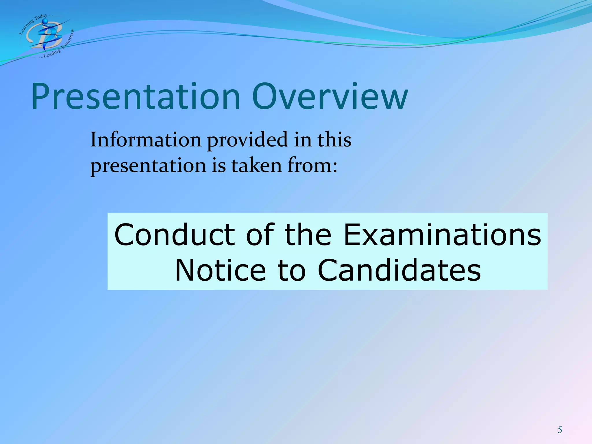 BIS IB DP Exam Rules 2009