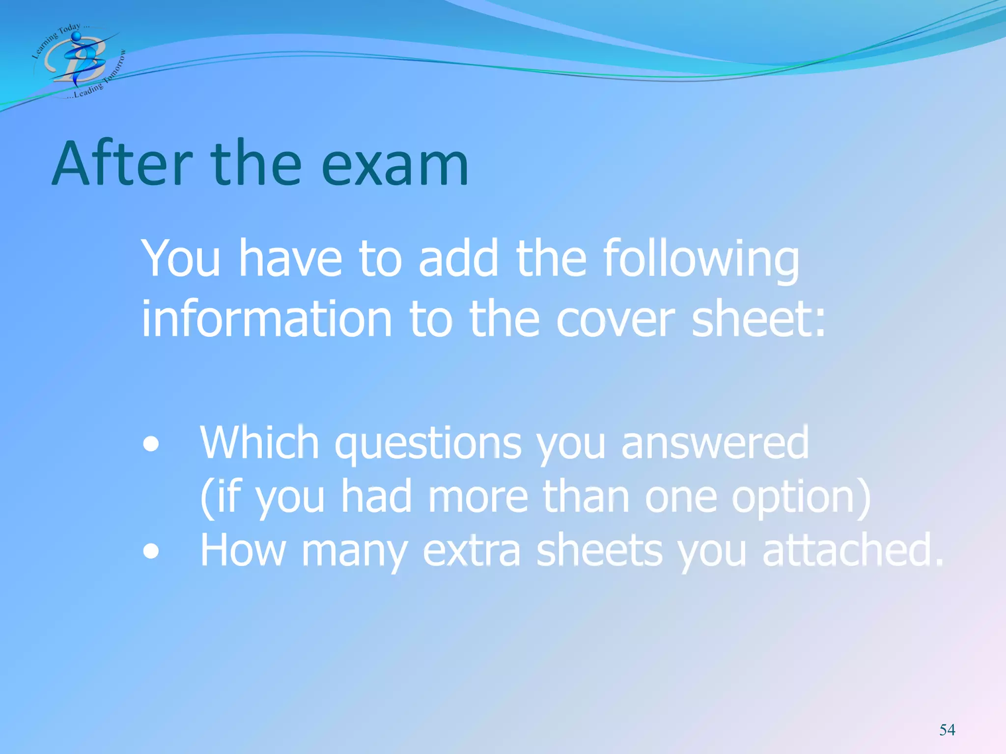 BIS IB DP Exam Rules 2009