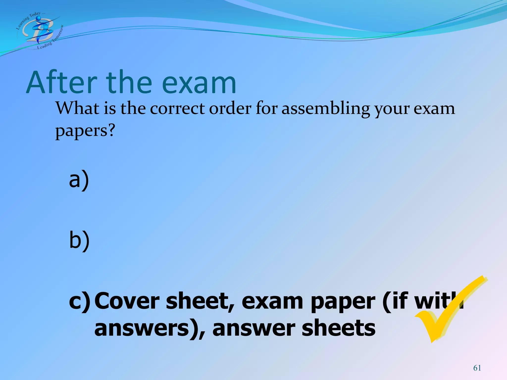 BIS IB DP Exam Rules 2009