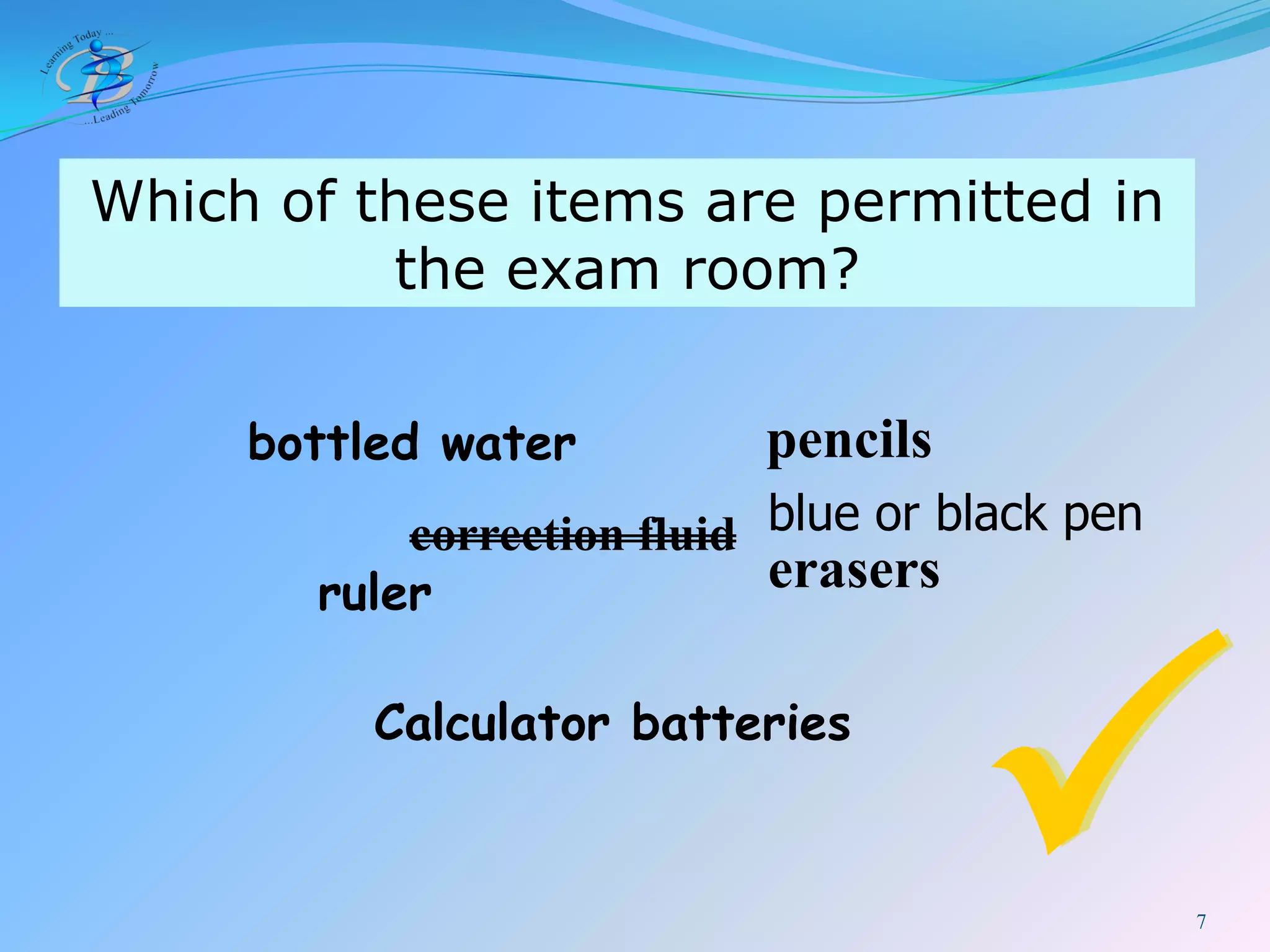 BIS IB DP Exam Rules 2009