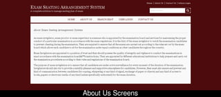 Exam seating plan management system