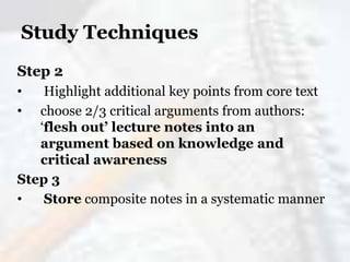 Exam & study skills | PPTX