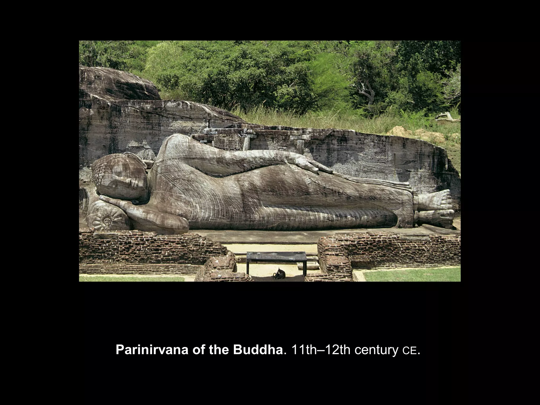 Parinirvana of the Buddha. 11th–12th century CE.
 