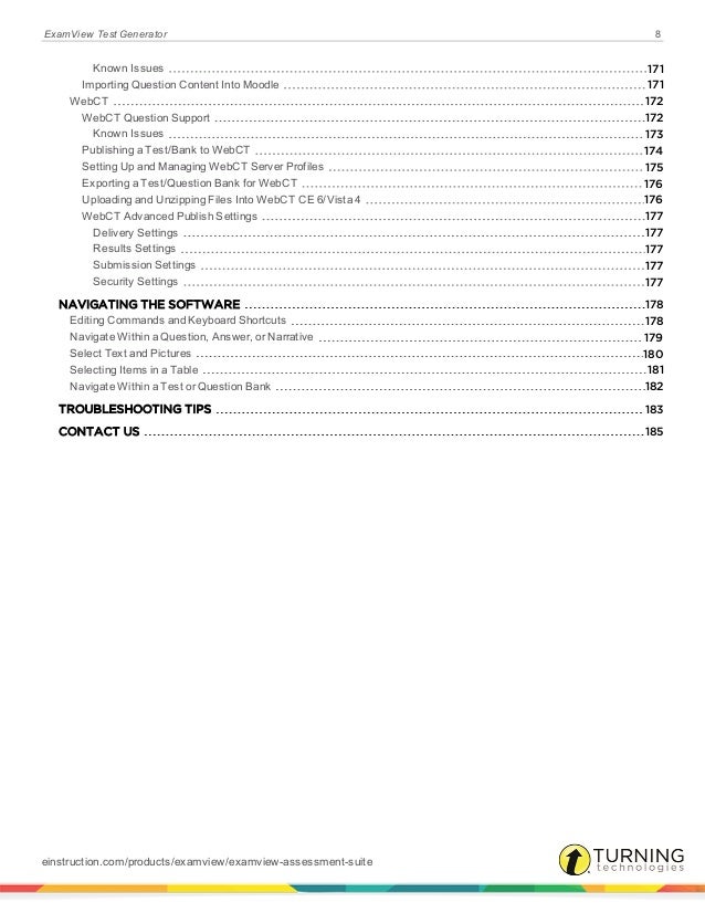 Examview Test Generator Examview Test Generator