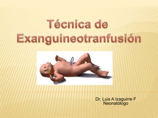Dr. Luis A Izaguirre F
Neonatólogo
 