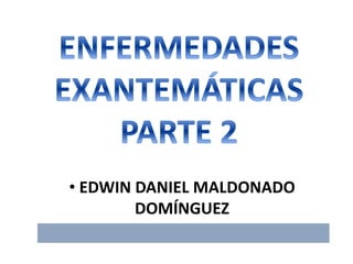 • EDWIN DANIEL MALDONADO
DOMÍNGUEZ
 