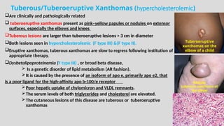 xanthomas (lipids metabolismdisorders).pptx