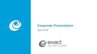 v
Corporate Presentation
April 2016
 