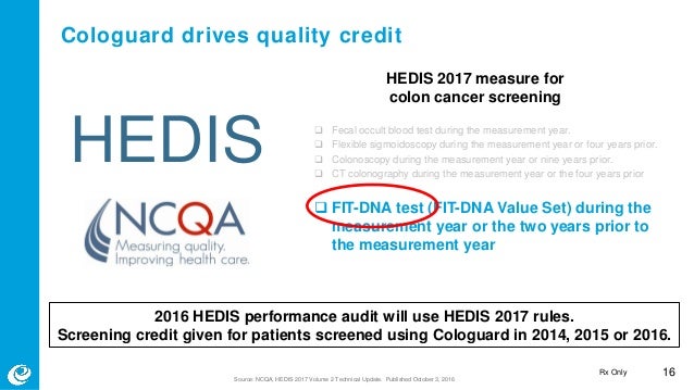 exas november 2016 corporate presentation final a colon cancer screening test works by measuring
