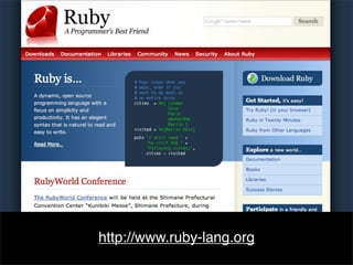 http://www.ruby-lang.org
 