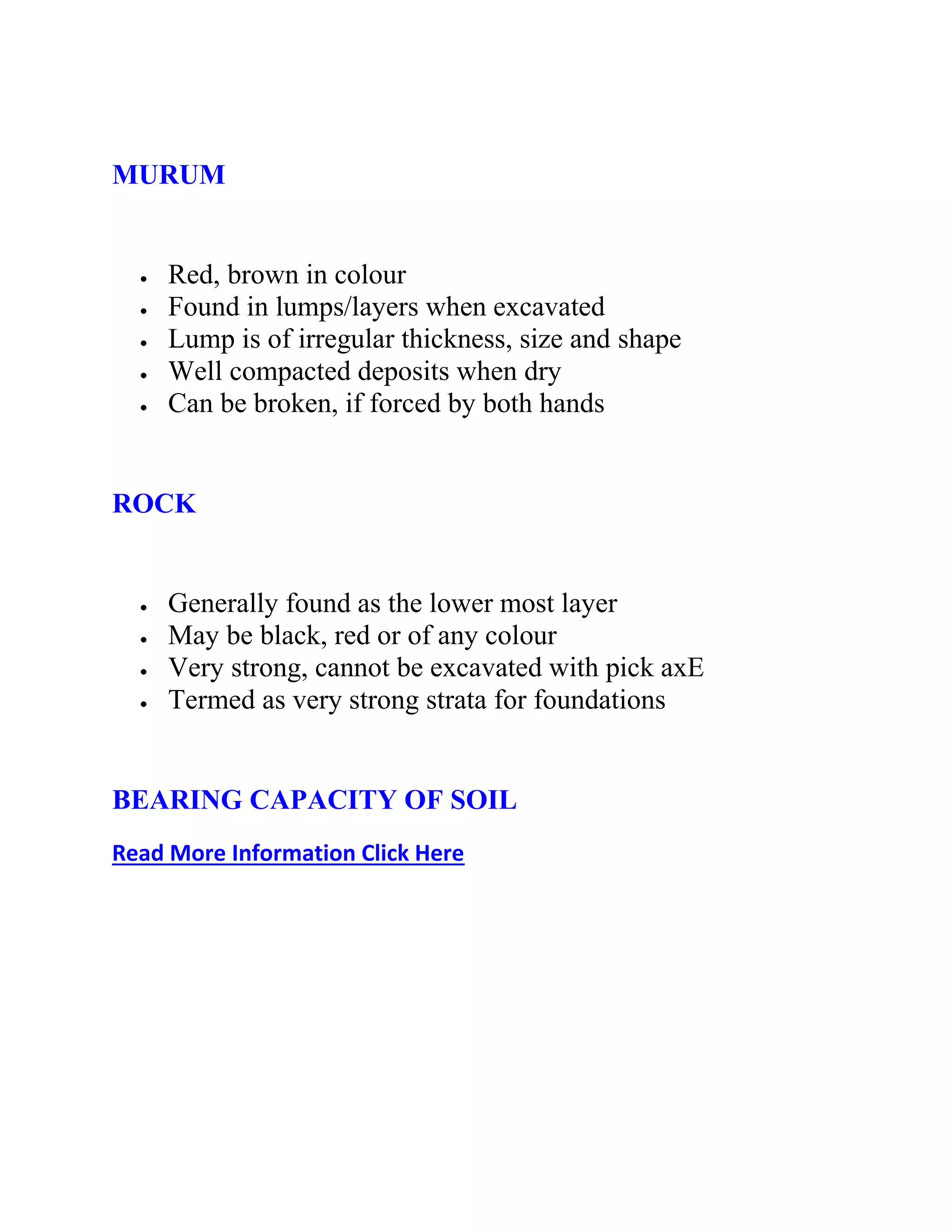 Excavation and foundation work procedure - test, safety, dewatering | PDF