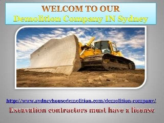 Demolition Company IN Sydney
 