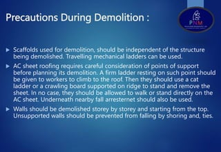 Excavation and Demolition powerpoint presentation | PPTX