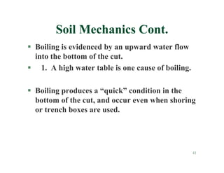 Quick Condition Excavation Safety Presentation as part of COSH | PDF