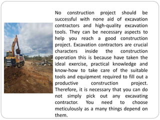 Excavation Services in Sydney | PPTX