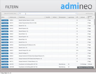 FILTERN




Friday, March 15, 13
 