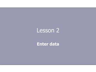 Create your first workbookTest 1, question 1: AnswerOn the File menu, click New. In the New Workbook task pane, click Blank workbook. Now you’re ready to start. 