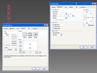 Alignment and Border