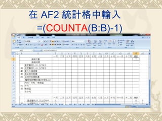  AF2 yӋݔ롡 =( COUNTA (B:B)-1)  