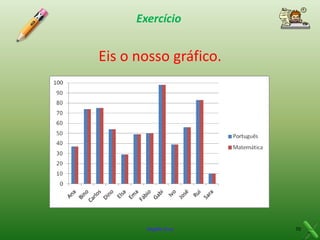 Exercício

Eis o nosso gráfico.

Virgílio Cruz

70

 