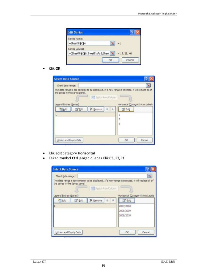 Belajar Excel Tingkat Mahir