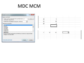 MDC MCM
 