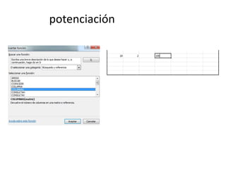 potenciación
 