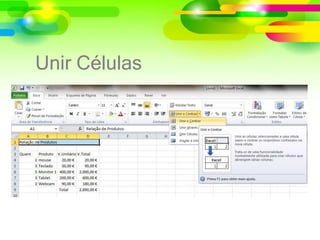 Unir Células
 