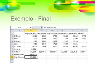 Exemplo - Final
 