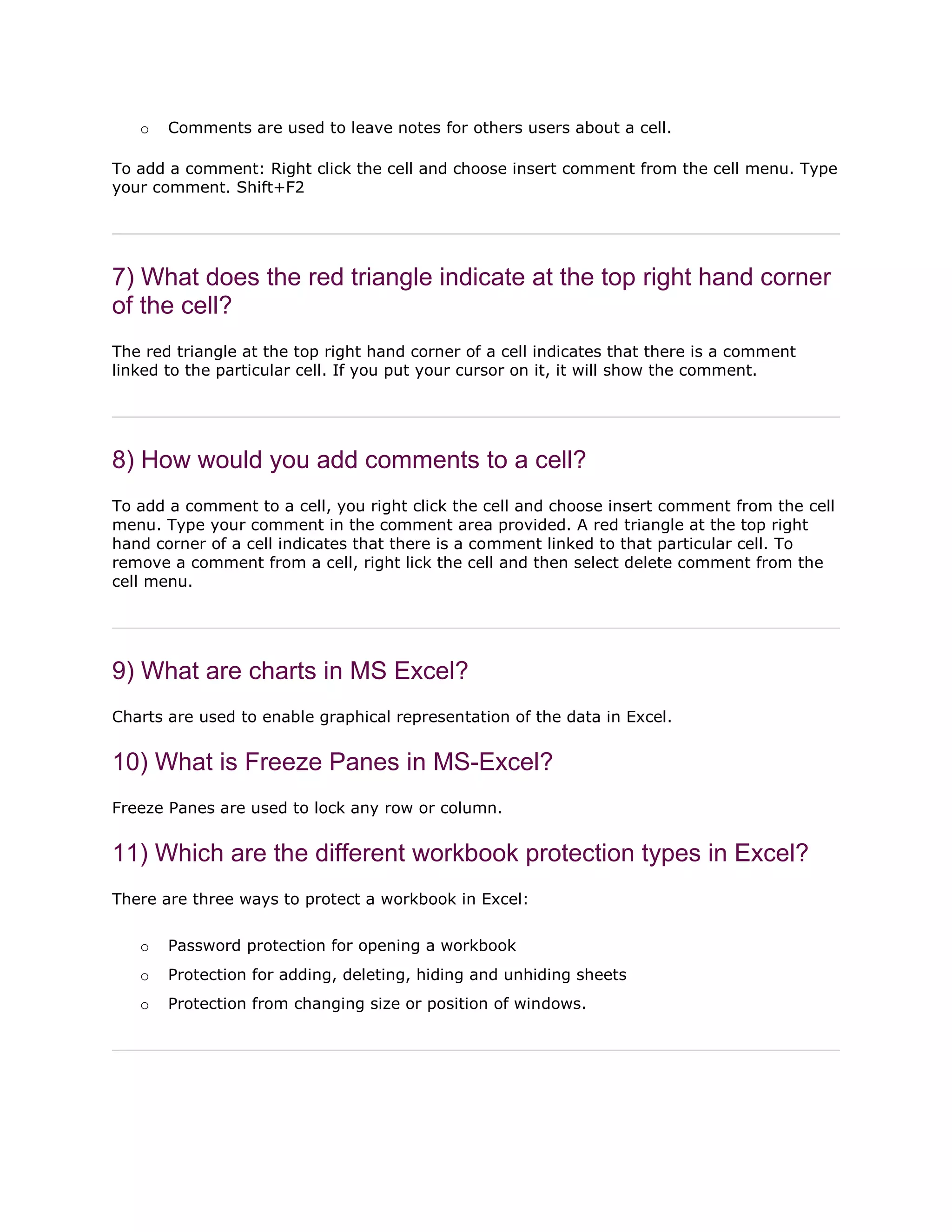 Excel Basic Knowledge Pdf