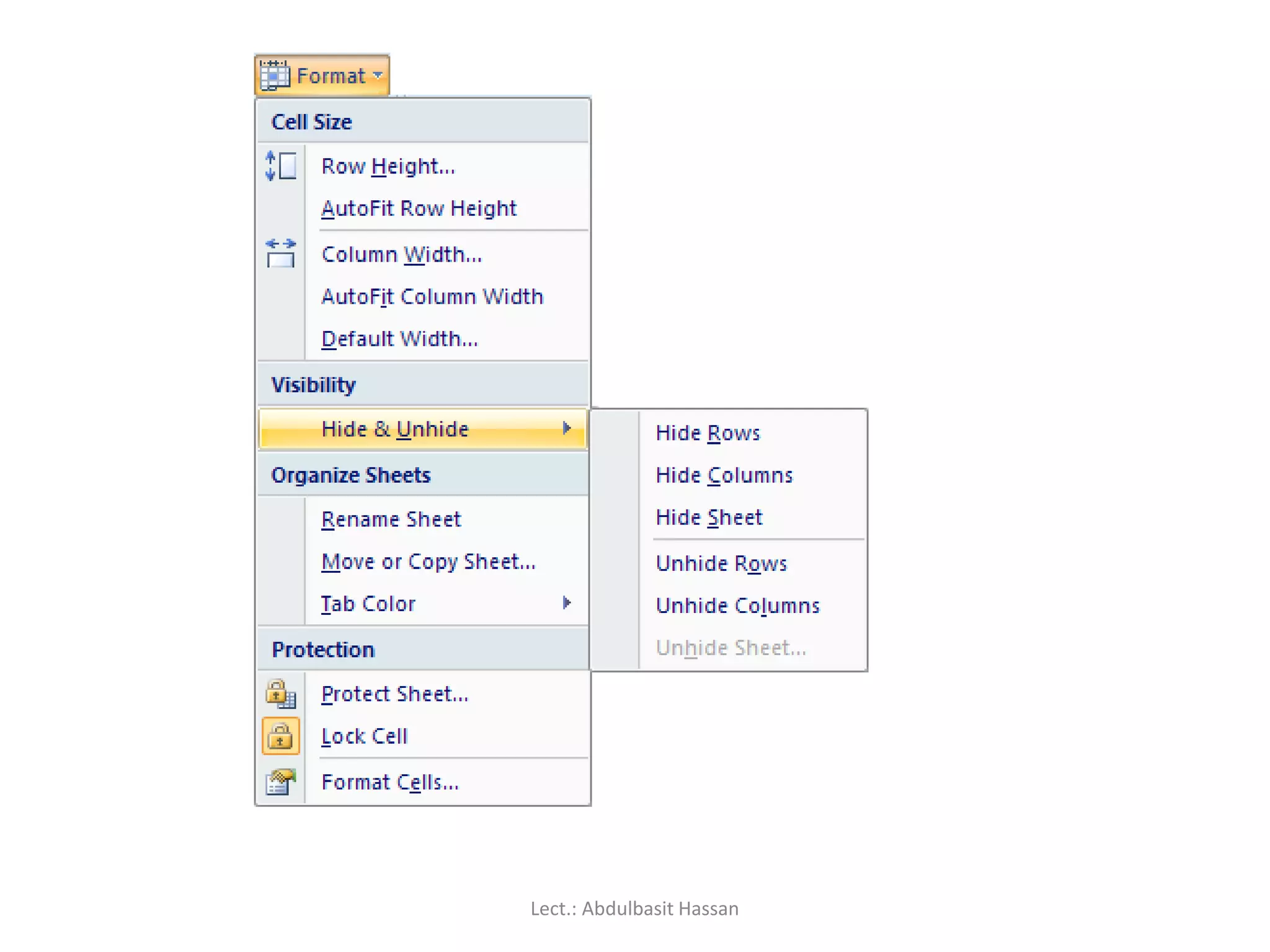 Lect.: Abdulbasit Hassan
 
